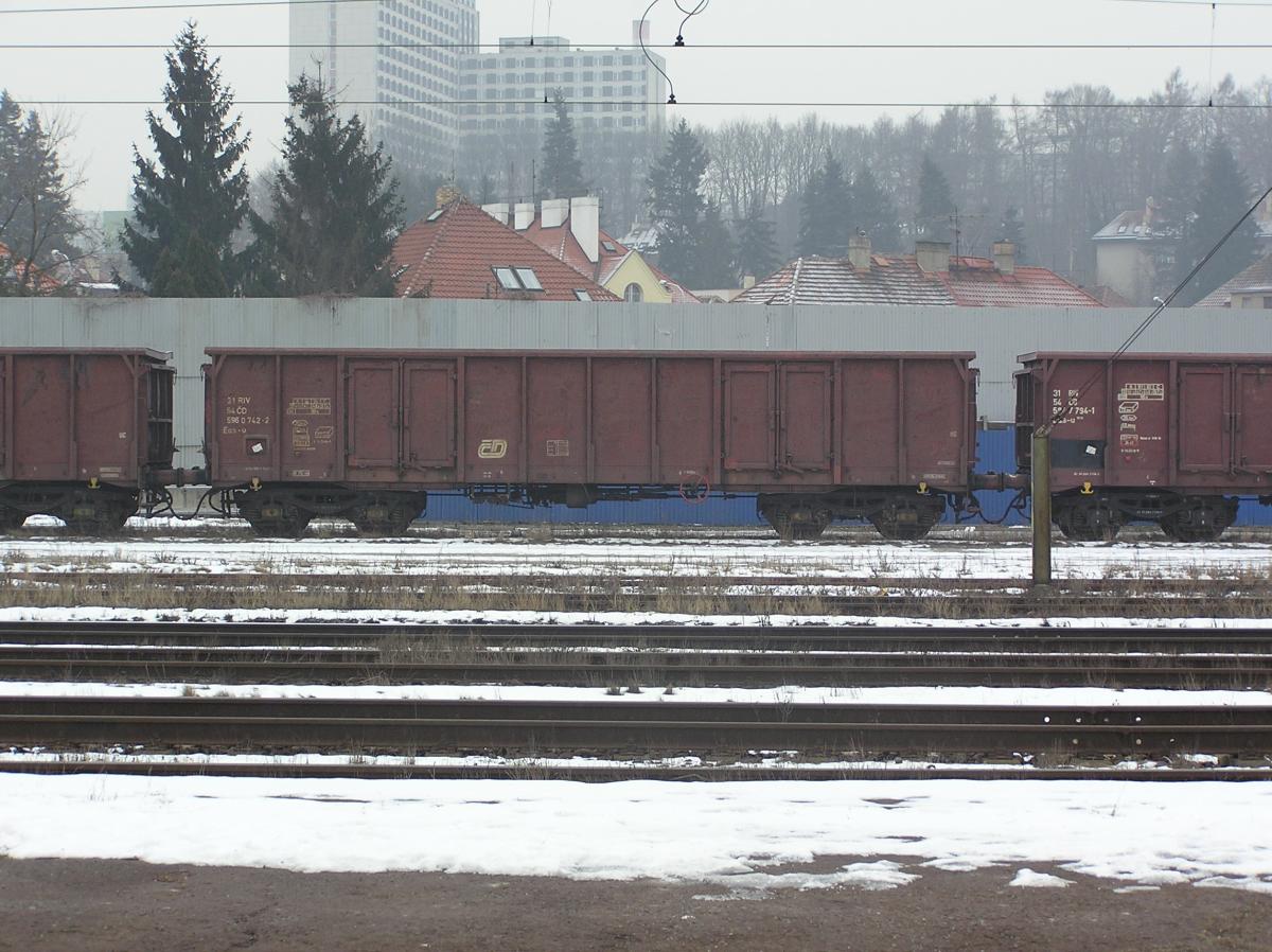 Nádraží Krč - nákladní vagón Eanos - foto 2
